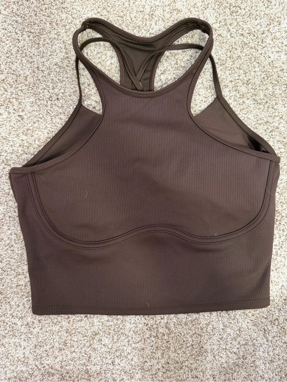 ALO Yoga Ribbed Airlift Bra Tank Top - LIKE NEW